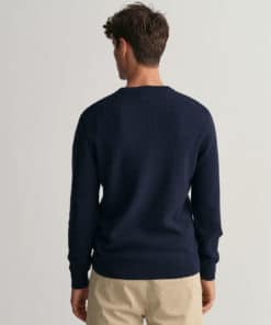 Tekstuuripintainen Gant puuvillaneule.