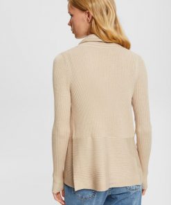 Esprit Rib Cardigan Sand