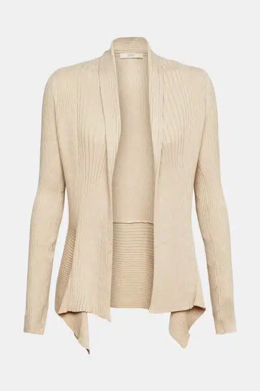 Esprit Rib Cardigan Sand