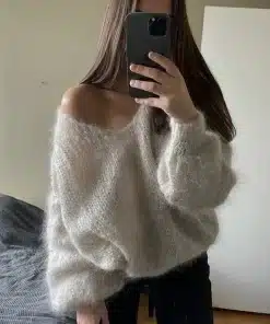 Americandreams Milana Mohair Knit Beige