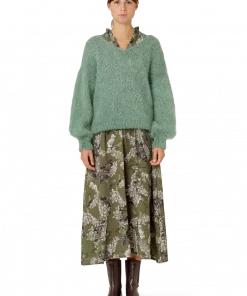 Americandreams Milana Mohair Knit Dusty Green