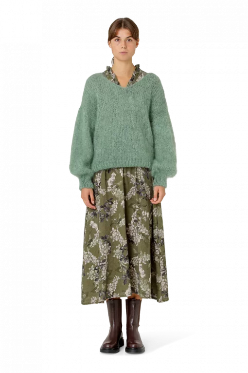 Americandreams Milana Mohair Knit Dusty Green