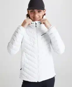 Peak Performance Frost Down Hood Jacket Women Offwhite