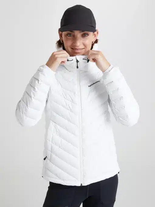 Peak Performance Frost Down Hood Jacket Women Offwhite