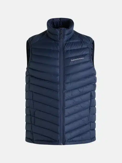 Peak Performance Frost Down Vest Men Blue Shadow
