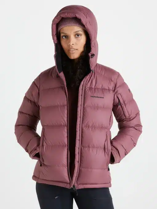 Peak Performance Frost Down Jacket Women Rose Brown