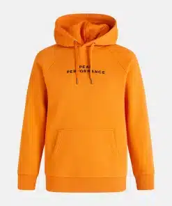 Peak Performance Sportswear Hoodie Men Orange Flare