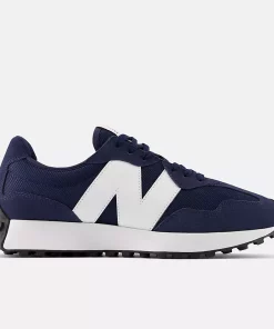 New Balance 327 Natural indigo with white