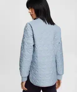 Esprit Quilted Jacket Light Blue Lavender