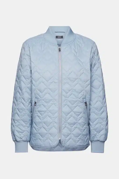 Esprit Quilted Jacket Light Blue Lavender