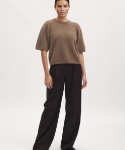Gestuz Alphagz Knit Tee Walnut Melange