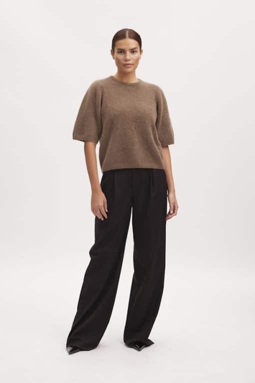 Gestuz Alphagz Knit Tee Walnut Melange