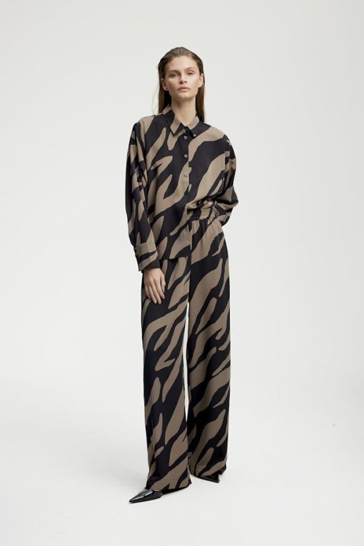 Gestuz Bothildegz Maxi Zebra Black/Walnut