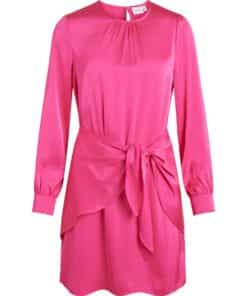 Vila Annes O-Neck Dress Pink Yarrow