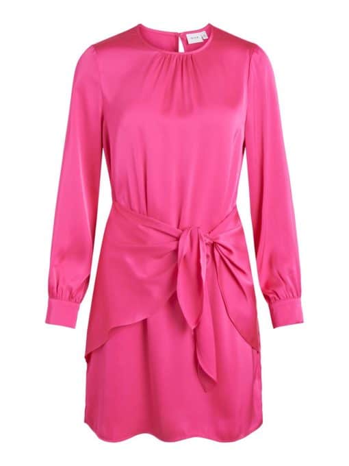 Vila Annes O-Neck Dress Pink Yarrow