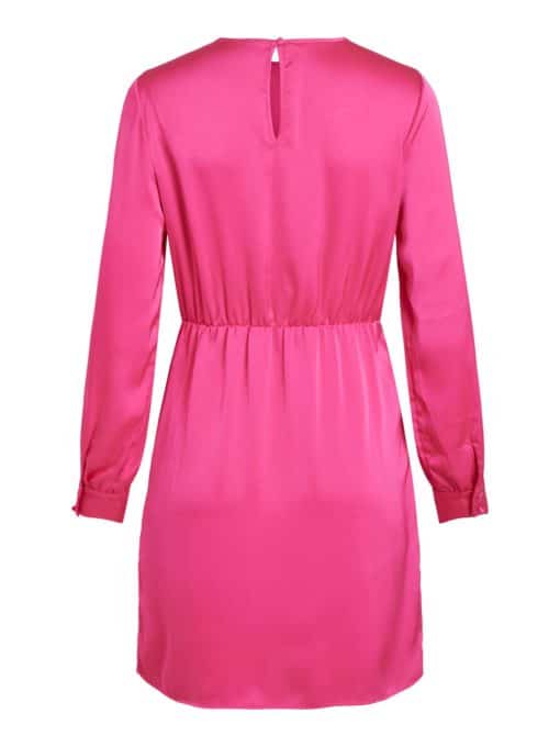 Vila Annes O-Neck Dress Pink Yarrow