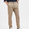 Selected Homme New Miles Slim Flex Pant Greige