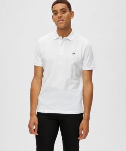 Selected Homme Dante SS Polo Bright White