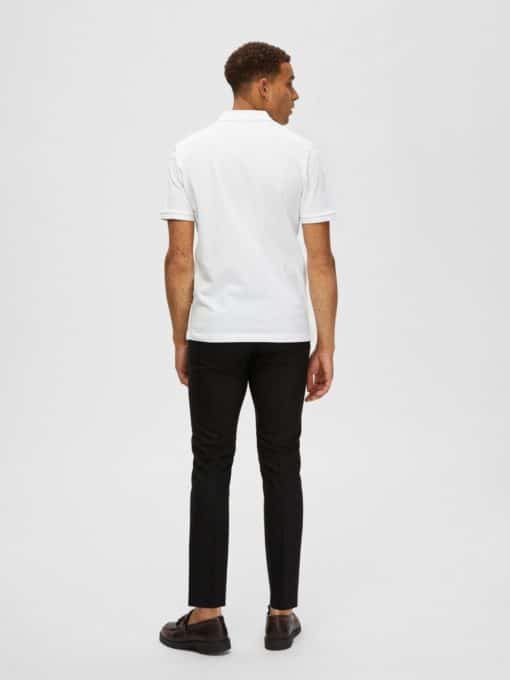 Selected Homme Dante SS Polo Bright White