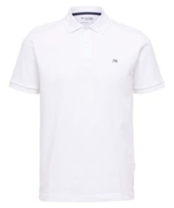 Selected Homme Dante SS Polo Bright White