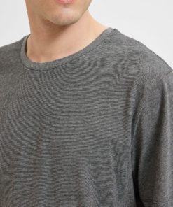 Selected Homme Aspen Mini Stripe O-Neck Tee Black