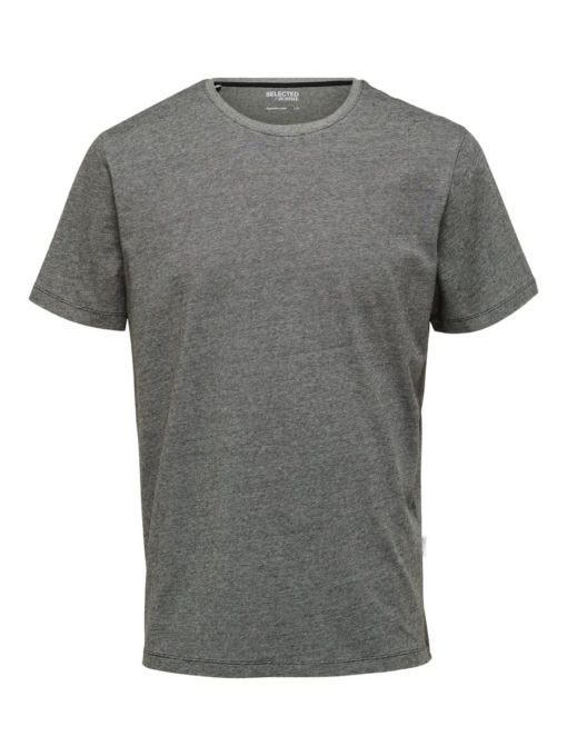 Selected Homme Aspen Mini Stripe O-Neck Tee Black