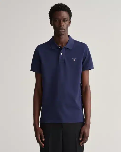 Gant Original Pique Rugger Evening Blue