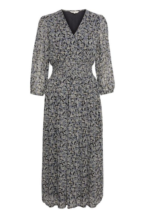 Part Two Siraline Dress Dark Navy Mini Flower