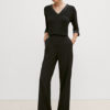 Comma, Wide Leg Trousers Black