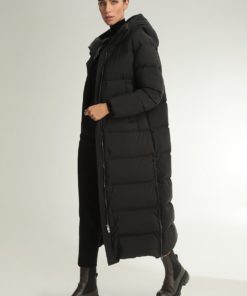 Hetrego Helena Black Zipped Coat Black