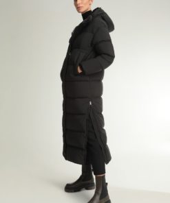 Hetrego Helena Black Zipped Coat Black