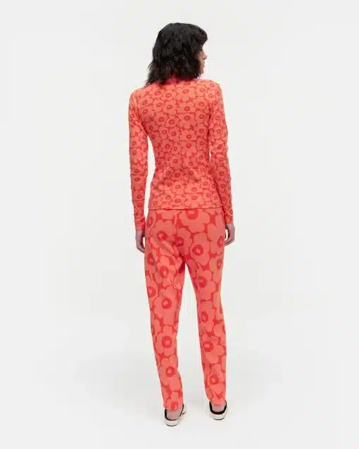 Marimekko Pilke Unikko Jersey Turtleneck Top
