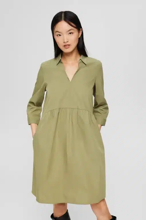 Esprit Shirt Dress Light Khaki