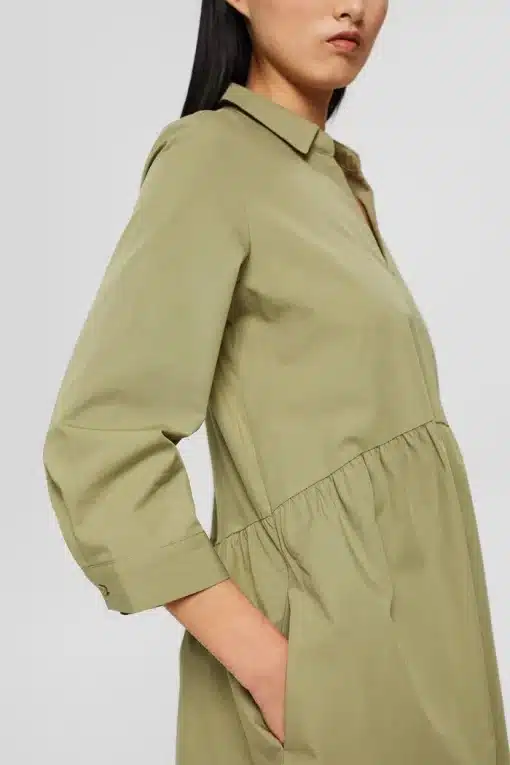 Esprit Shirt Dress Light Khaki