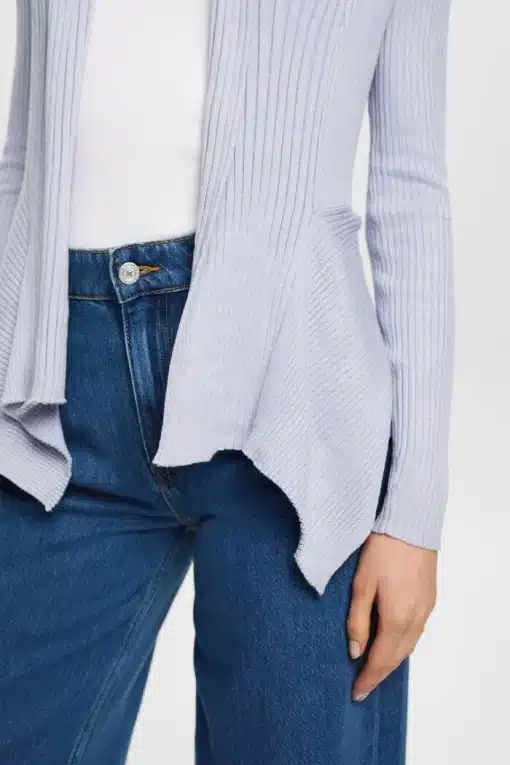 Esprit Rib Cardigan Light Blue
