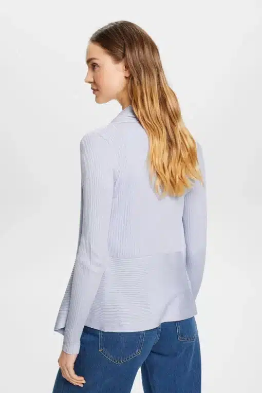 Esprit Rib Cardigan Light Blue