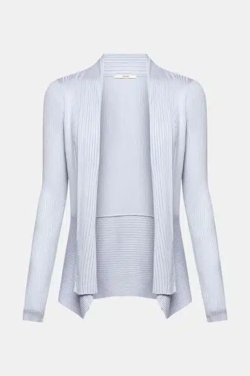 Esprit Rib Cardigan Light Blue