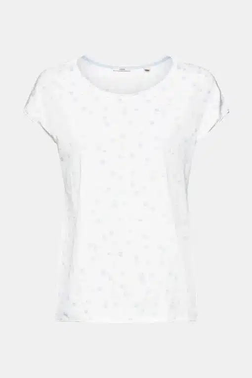 Esprit Print T-shirt Off White