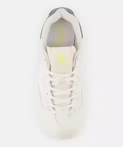 New Balance CT302 White With Vintage Teal And Maize