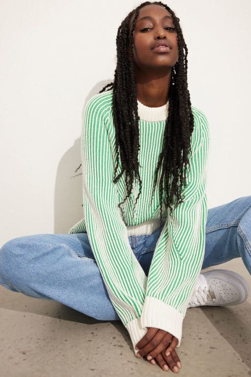 Envii Encaroline Knit Gardenia-kelly Green