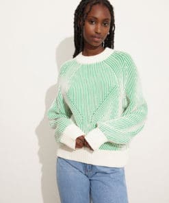 Envii Encaroline Knit Gardenia-kelly Green