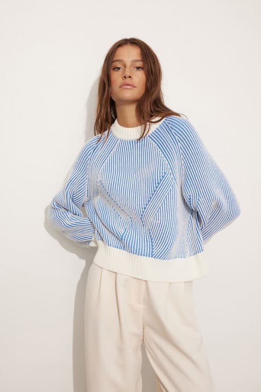 Envii Encaroline Knit Gardenia-Regatta