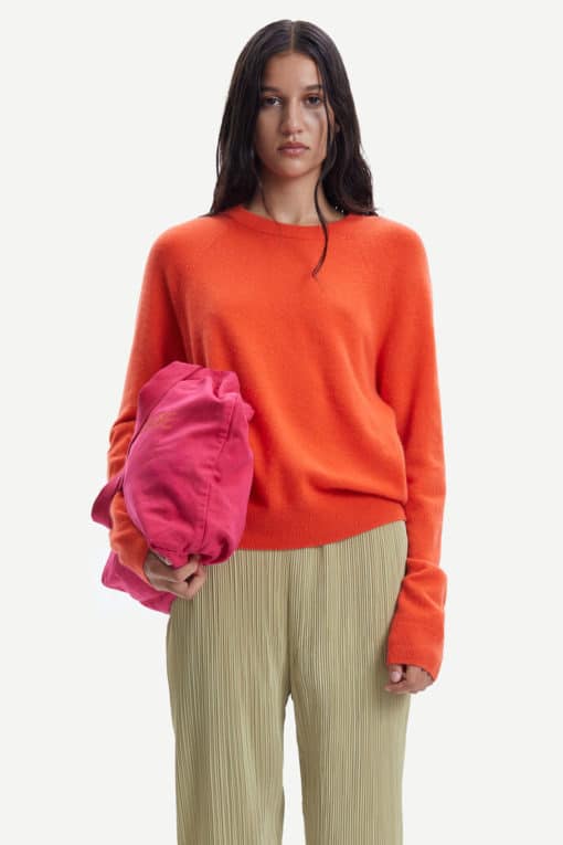 Samsoe & Samsoe Boston O-Neck Spicy Orange