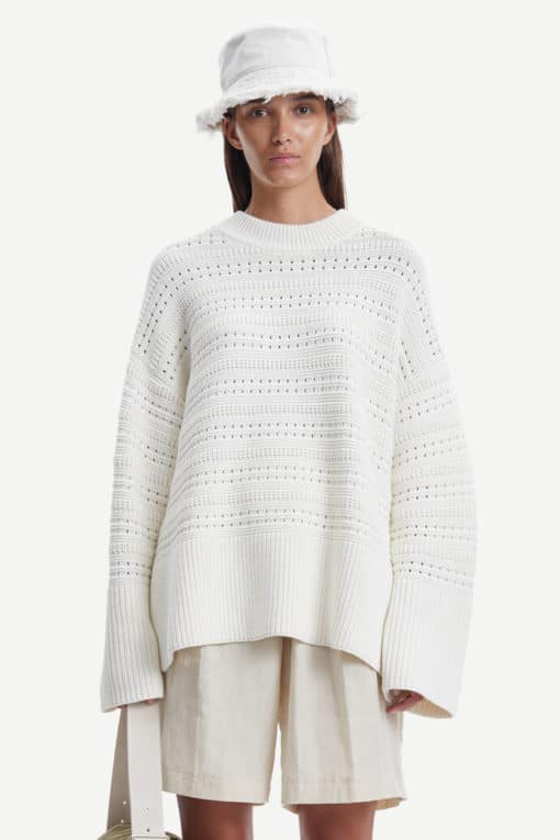 Samsoe & Samsoe Raili Crew Neck Whisper White
