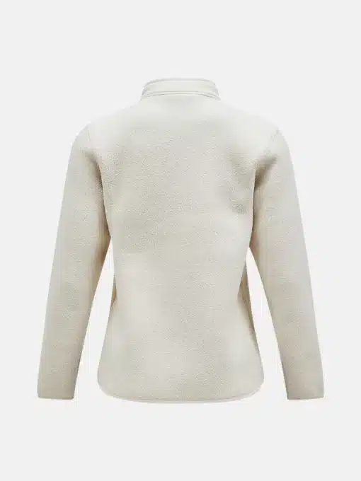 Peak Performance Fleece Snap Cardigan Women Sand Fog