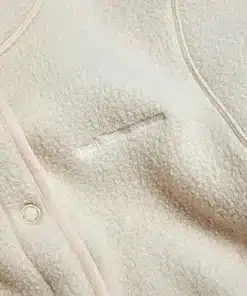 Peak Performance Fleece Snap Cardigan Women Sand Fog