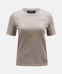 Peak Performance Original Small Logo Tee Women Avid Beige