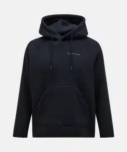 Peak Performance Fleece Hood Men Black