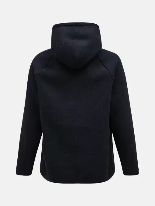 Peak Performance Fleece Hood Men Black