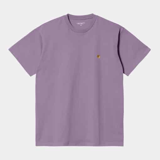 Carhartt S/S Chase T-shirt Violanda/Gold